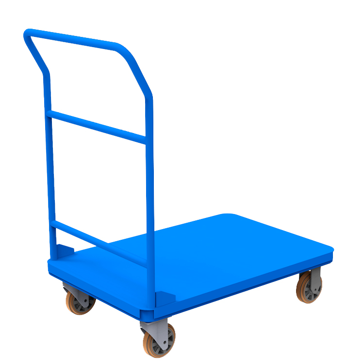 平板手推車  蘇州手推車廠家供應(yīng)重型工具車 載重500kg小推車