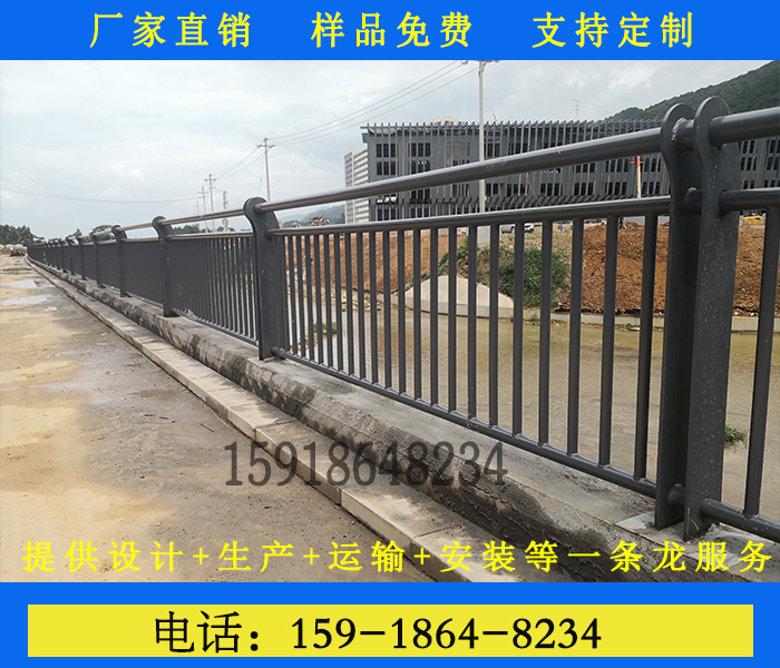 潮州橋梁河道天橋護(hù)欄不銹鋼防撞欄景區(qū)河邊人行道防撞護(hù)欄