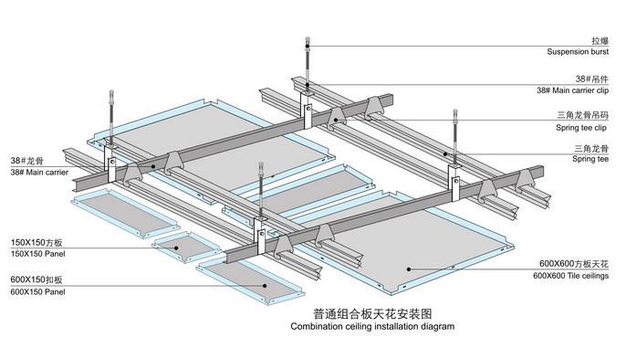 云南300mm×300mm家裝鋁扣板價(jià)格 鋁扣板吊頂安裝 天花鋁扣板定制
