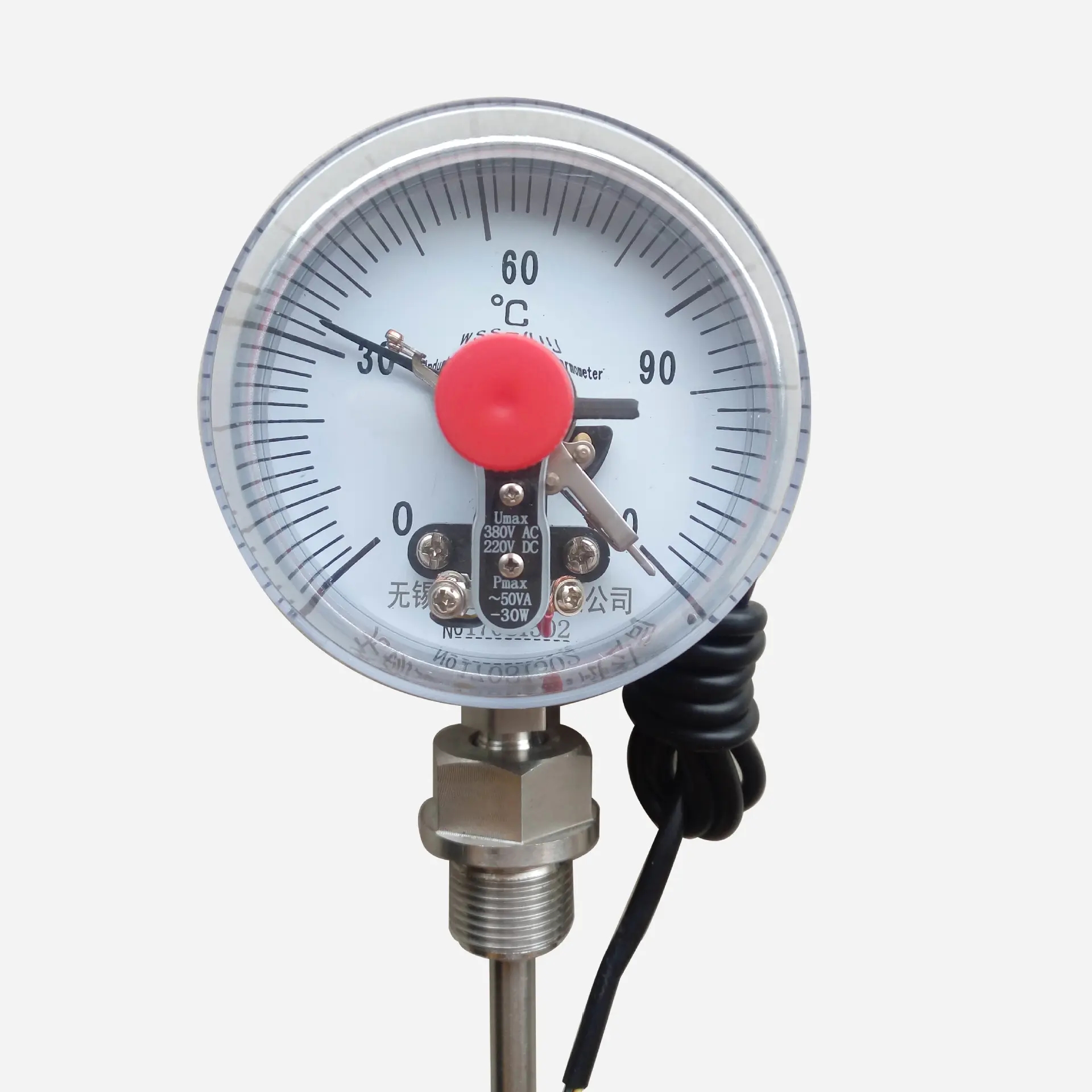 華爾威電接點(diǎn)雙金屬溫度計(jì)WSSX-581 WSSX-582 WSSX-584 WSSX-583 WSSX-585