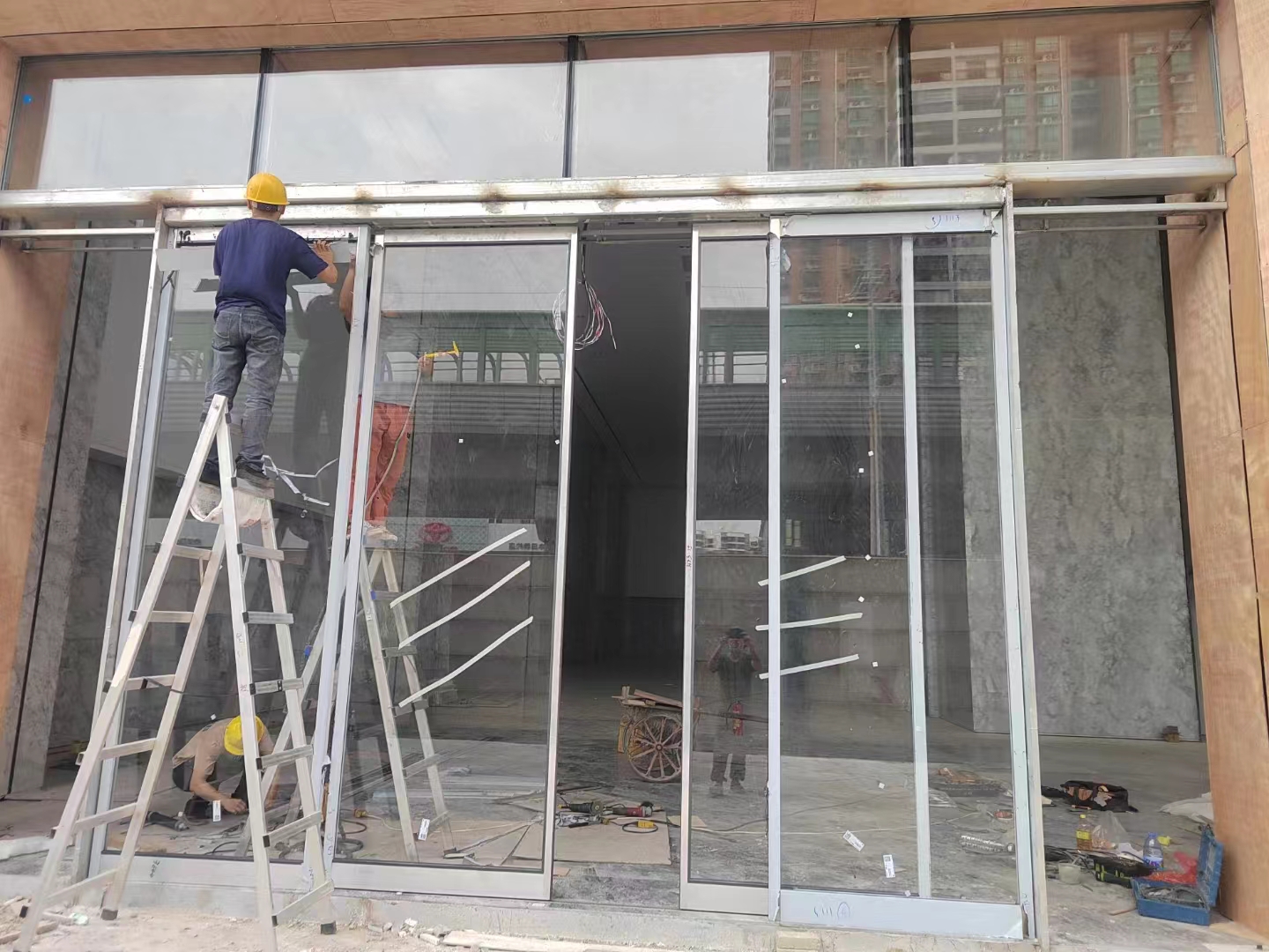 供應地軌式不銹鋼自動門價格-廠家-批發(fā)價格-安裝