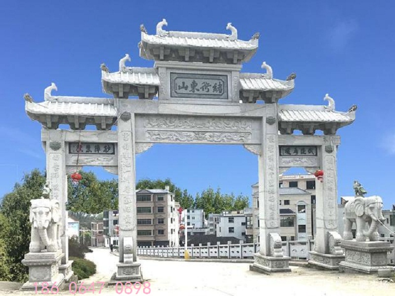 農(nóng)村石牌樓村莊牌坊建設(shè)樣式
