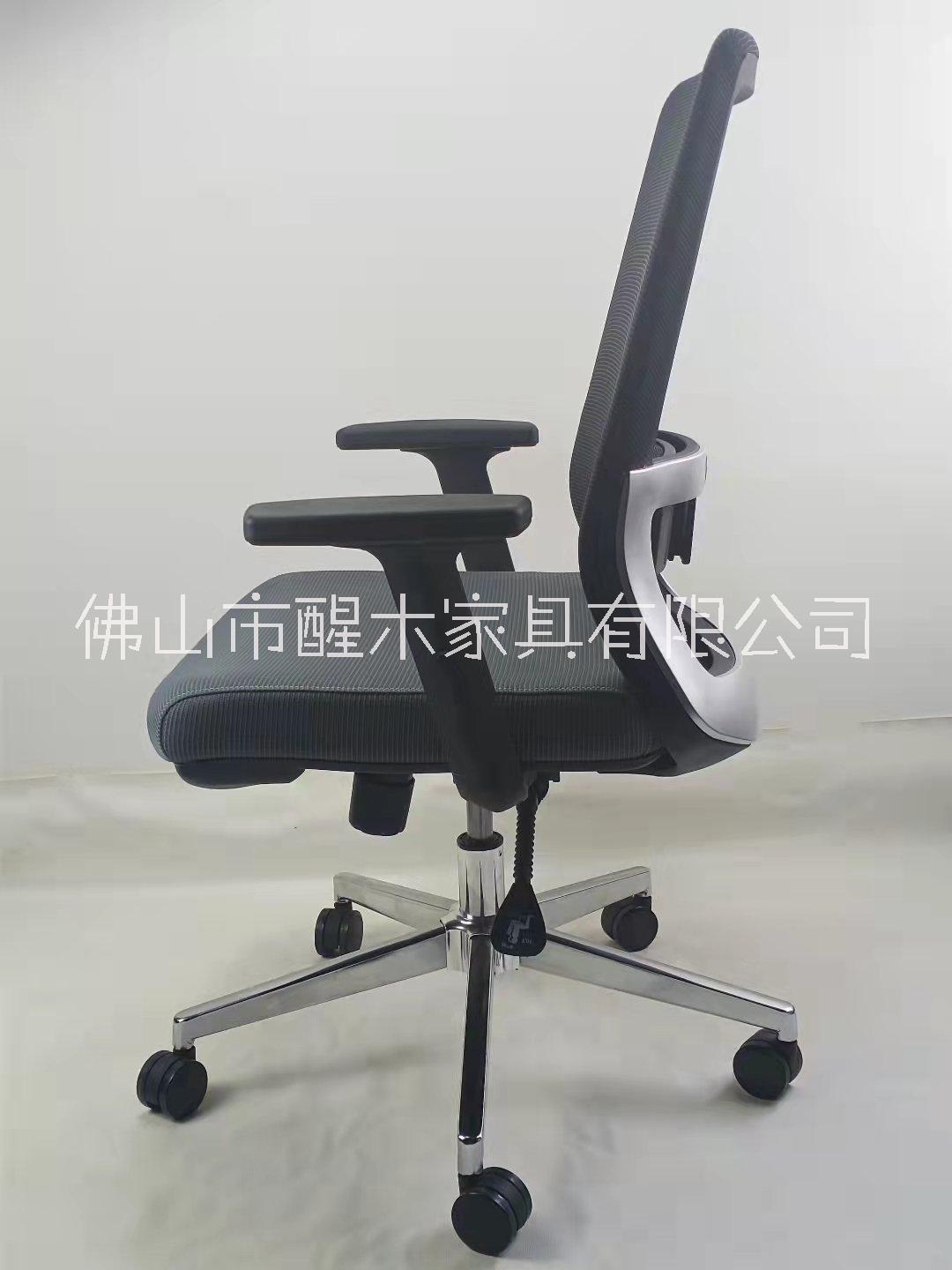 佛山辦公椅工廠可躺在午休椅華宇網(wǎng)布透氣久坐 護(hù)腰靠墊酒店辦公家具座椅chair