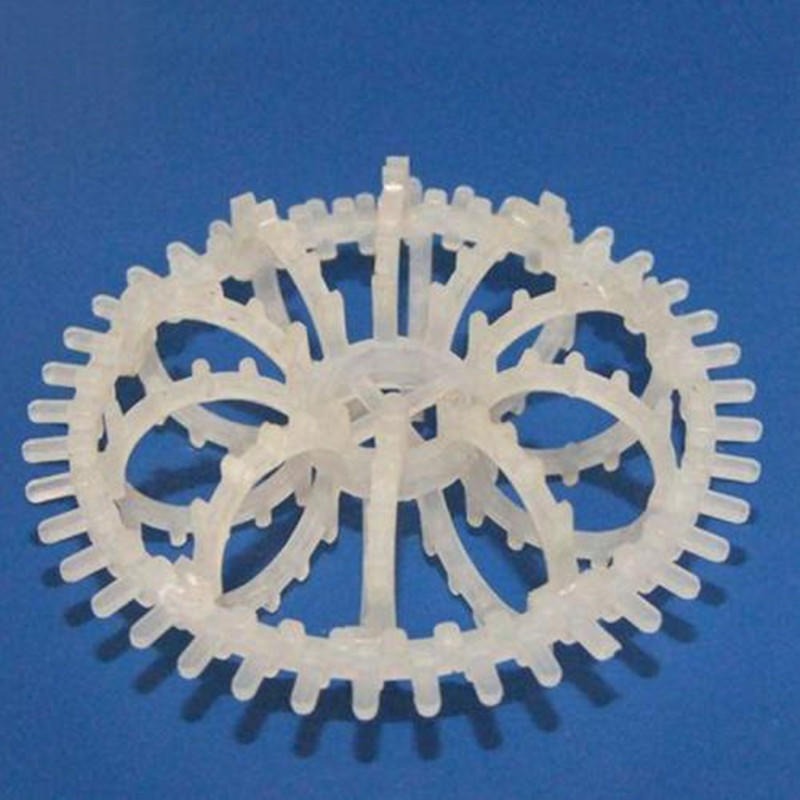 CPVC帶刺花環(huán)泰勒花環(huán)填料 廢棄煙塵凈化用填料 噴淋塔帶刺花環(huán)填料