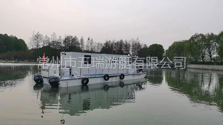 供應(yīng)五瑞藍(lán)藻船 清潔環(huán)保船 河道清理用船