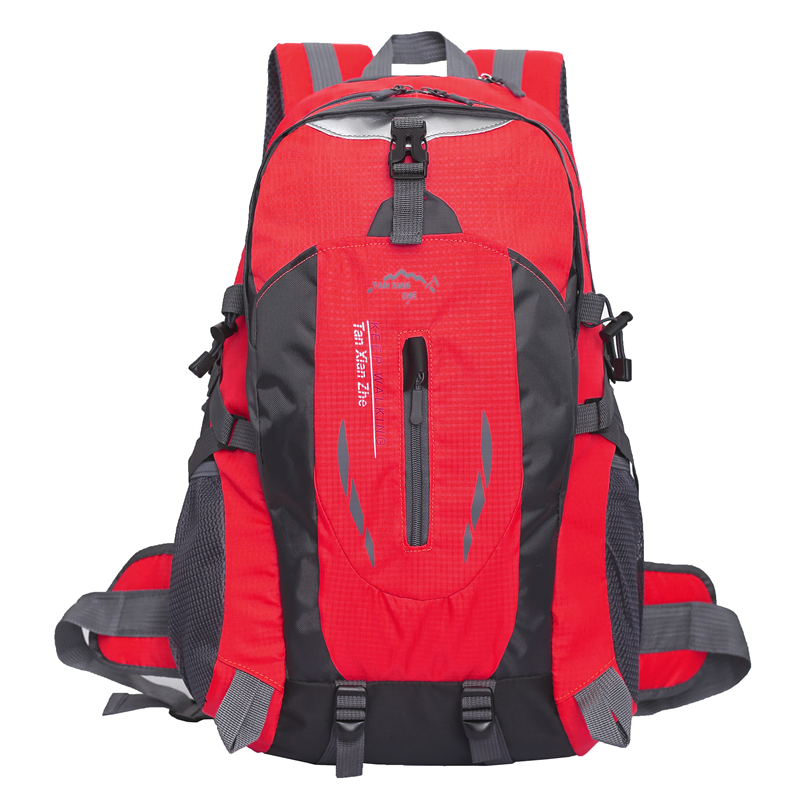 新款戶外登山包男女騎行雙肩包韓版運動休閑包外出輕盈旅游背包