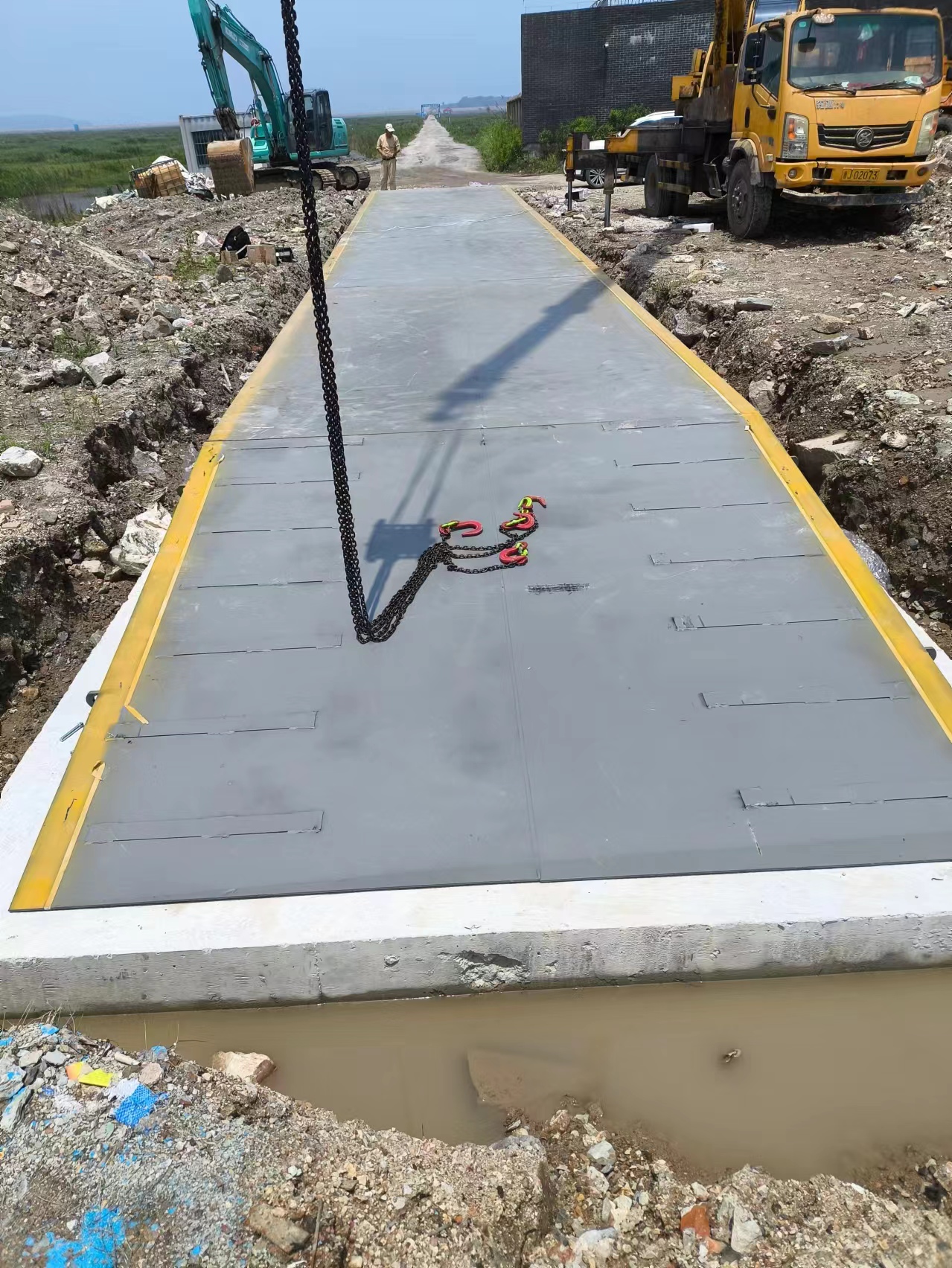 延津縣100噸電子汽車衡100噸無人值守地磅