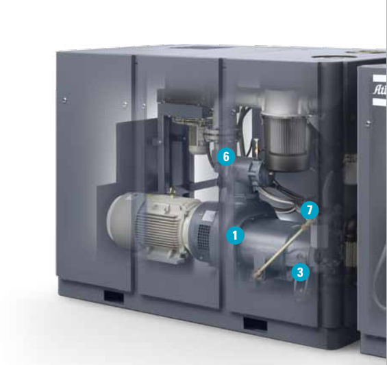 阿特拉斯科普柯油油封螺桿式真空泵價格.油封螺桿式真空泵廠家