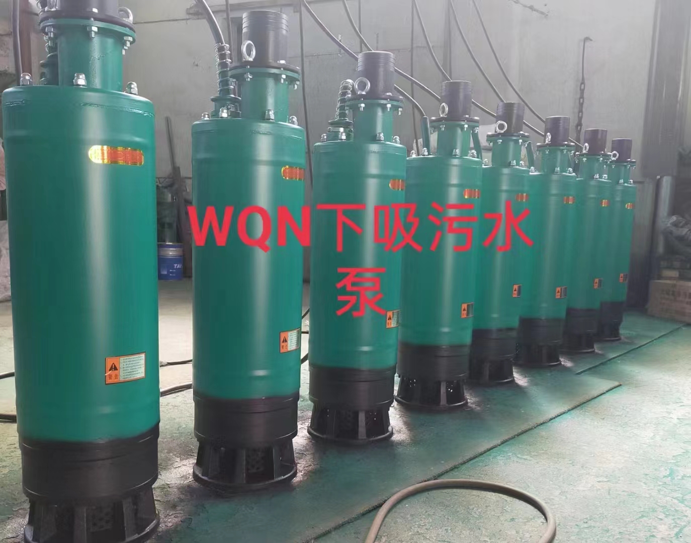 內(nèi)裝式高揚(yáng)程污水泵 WQX12.5-200-18.5kW