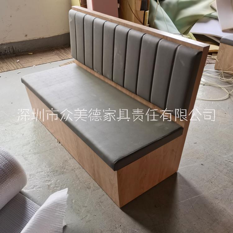 卡座沙發(fā)定制,餐廳沙發(fā)訂做,深圳眾美德仿皮卡坐沙發(fā)家私訂制