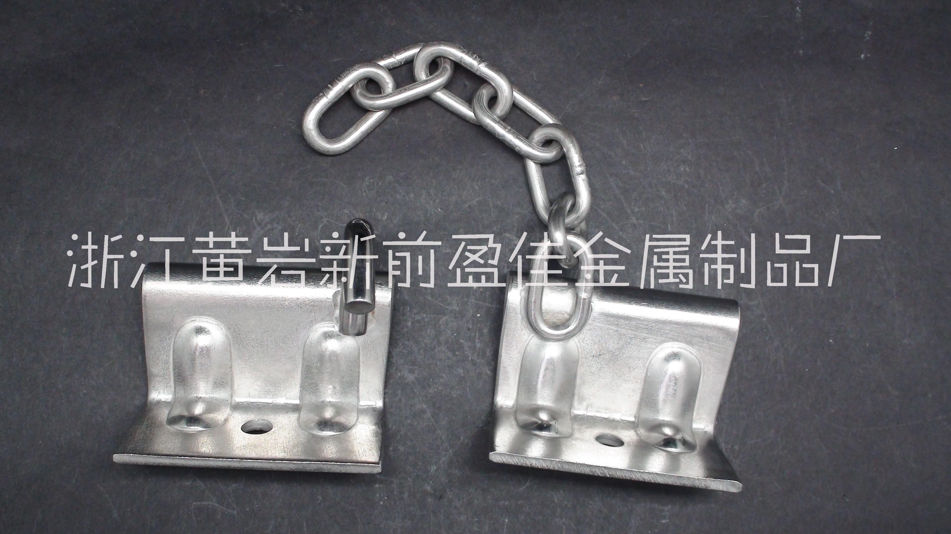 盈佳廠家 車(chē)廂滑軌冷藏車(chē)肉鉤滑道固定座 不銹鋼帶鏈條底座固定架