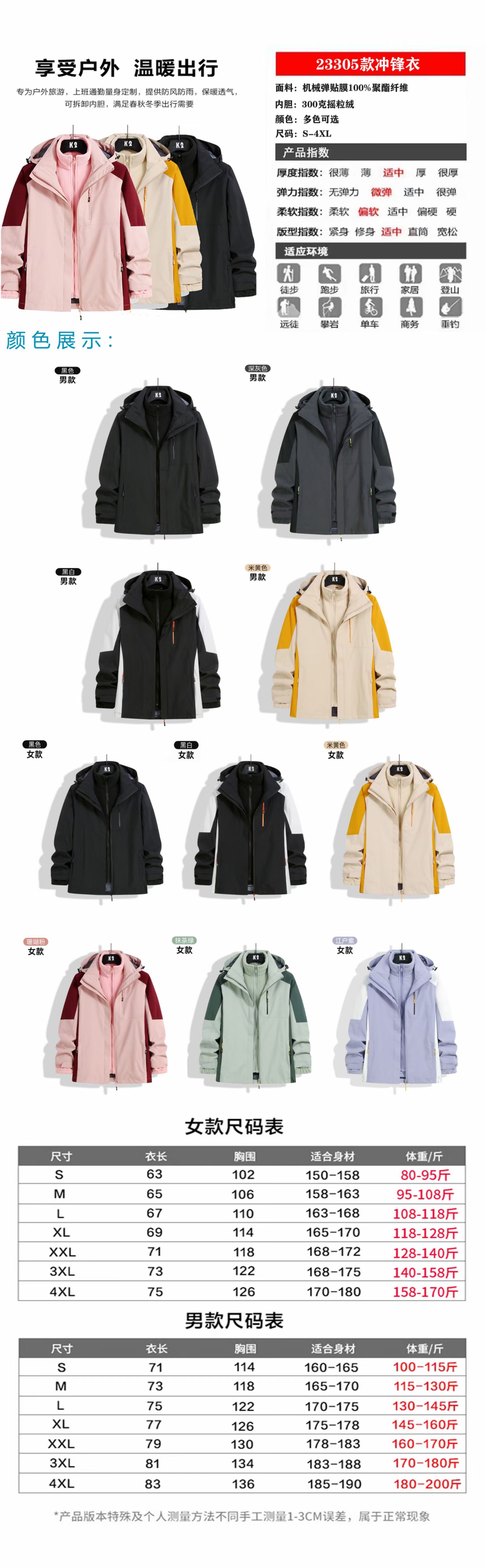 安徽 戶外沖鋒衣現(xiàn)貨直發(fā) 定制 生產(chǎn)廠家 聯(lián)系方式 中工裝服裝