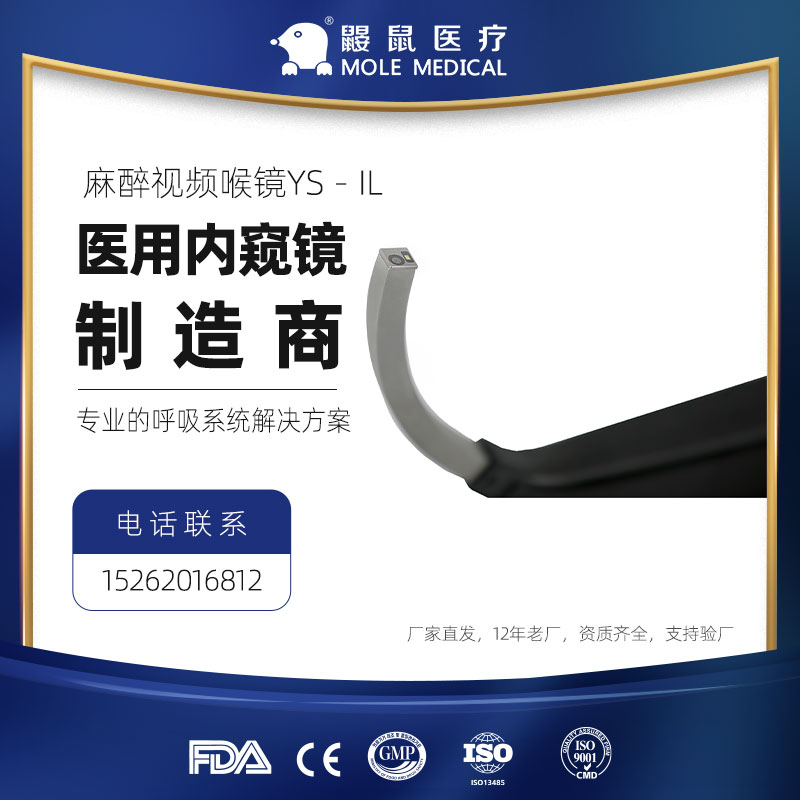 國產(chǎn)醫(yī)用視頻喉鏡YS-IL成人適用廠家直發(fā) 急救導(dǎo)入氣管插管可視喉鏡廠家